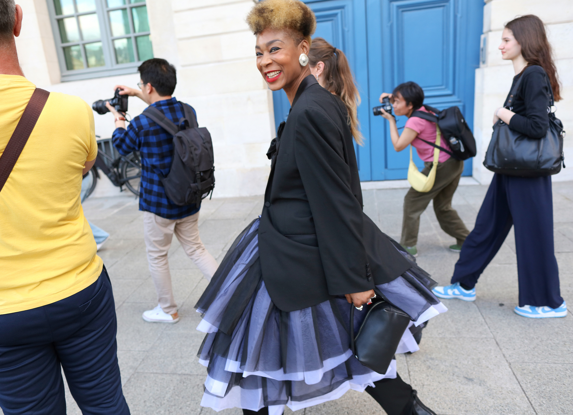 Streetstyle tijdens Couture Fashion Week herfst/winter 2024