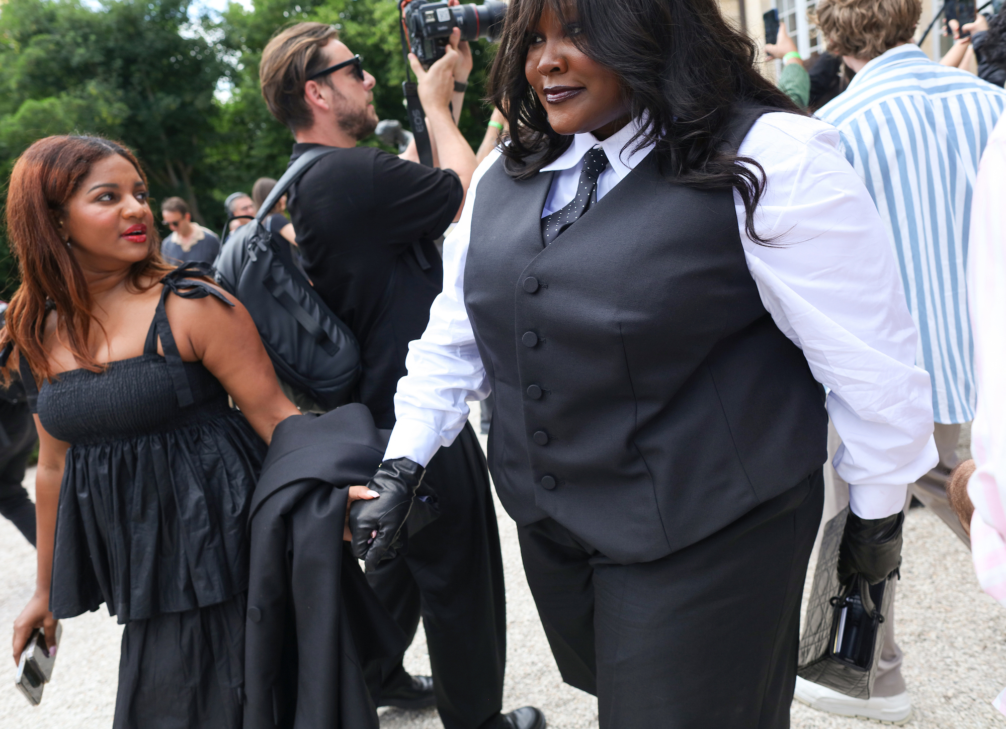 Streetstyle tijdens Couture Fashion Week herfst/winter 2024