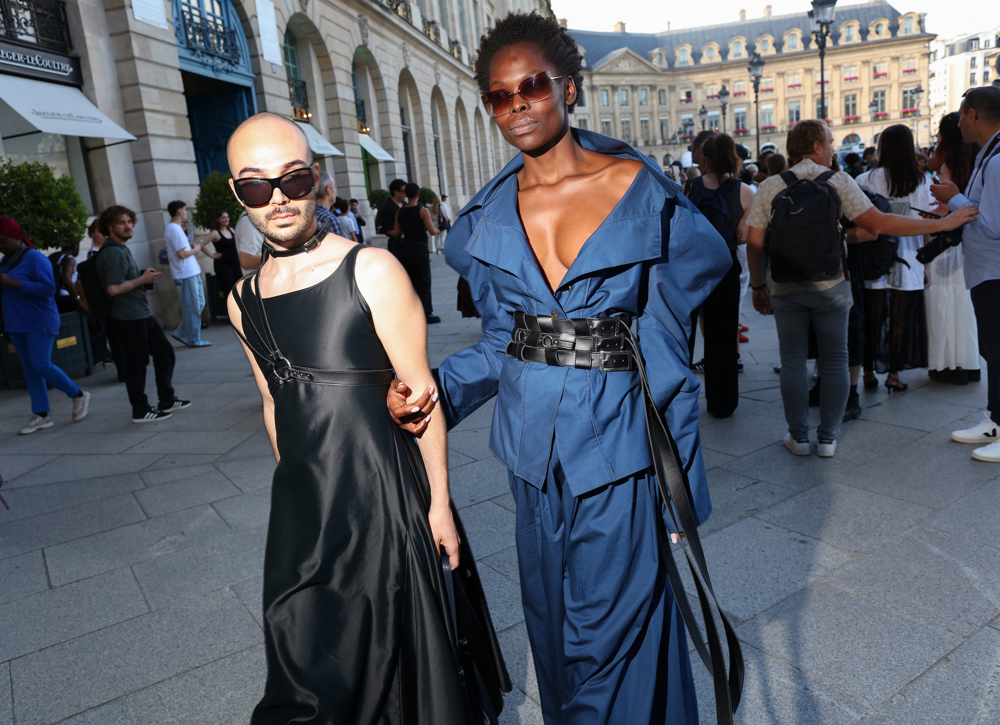 Streetstyle tijdens Couture Fashion Week herfst/winter 2024