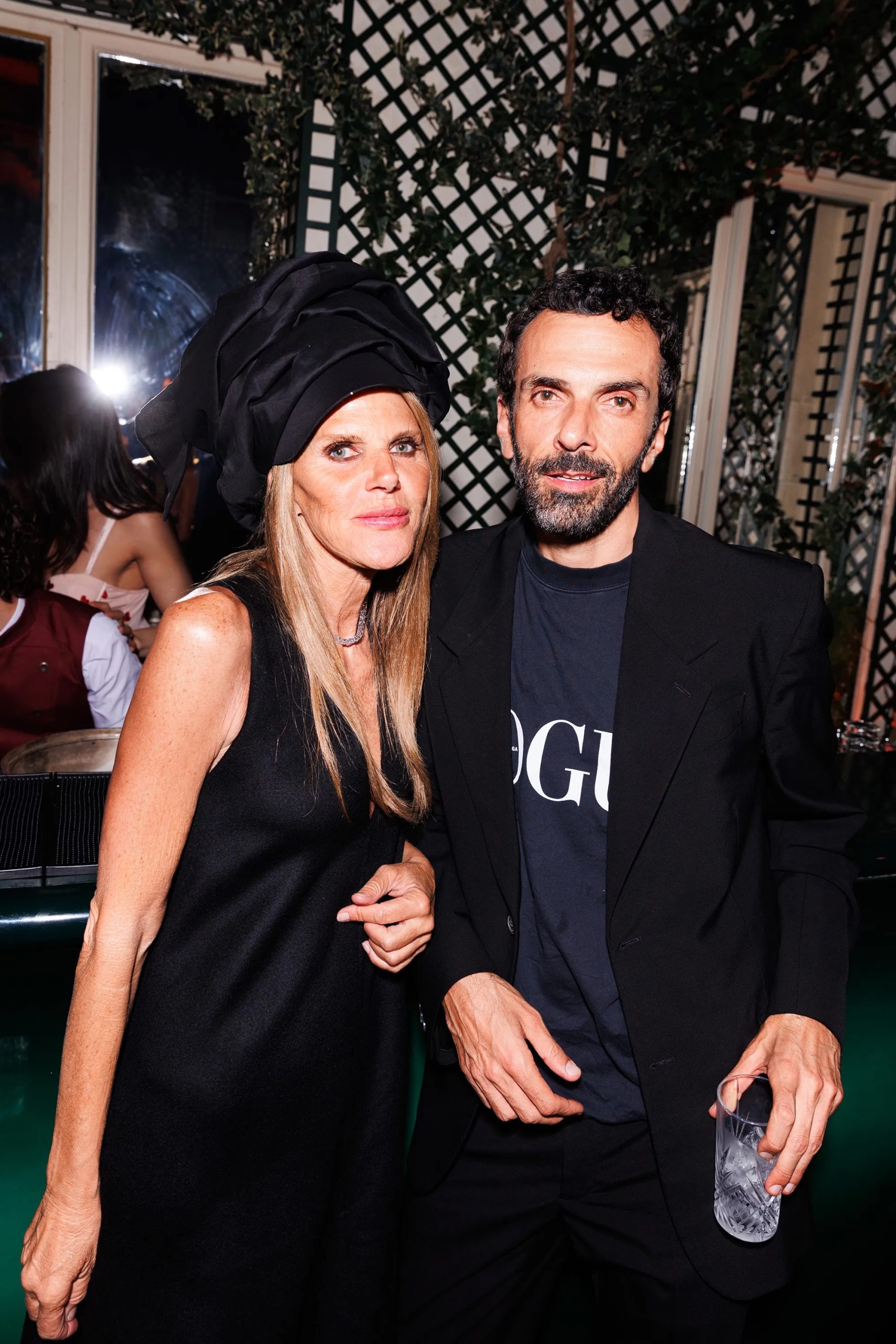 Anna Dello Russo bij de afterparty van Vogue World: Paris