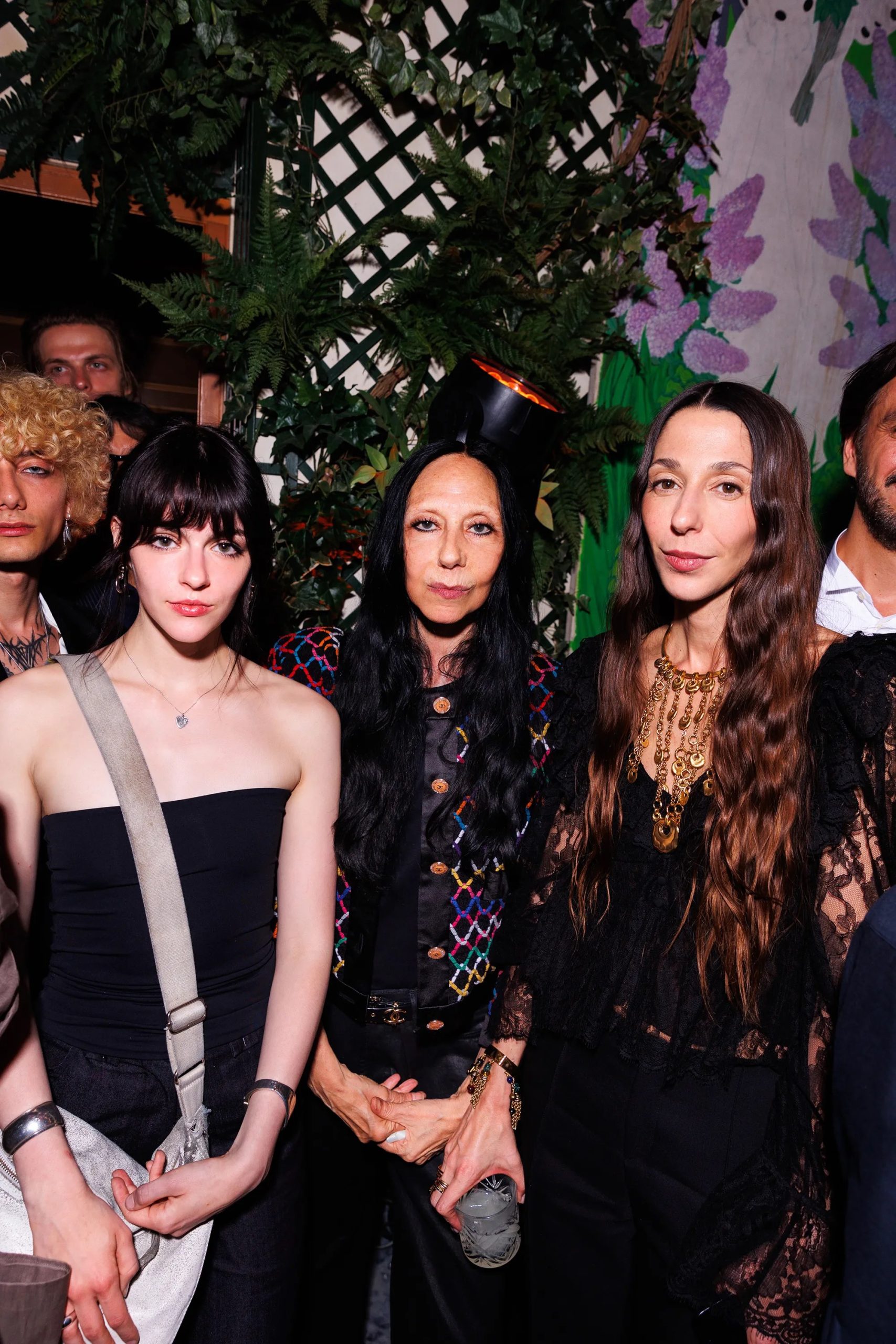 Inez van Lamsweerde, Chemena Kamali bij de afterparty van Vogue World: Paris