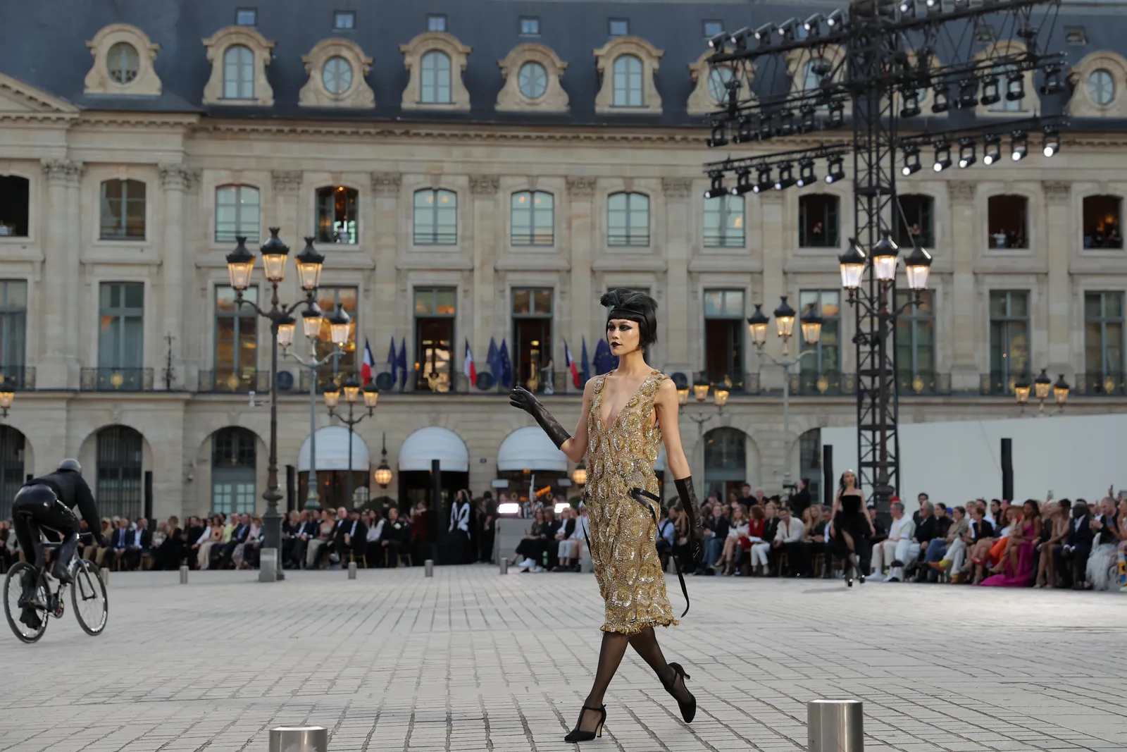 Het jaren twintig segment tijdens Vogue World