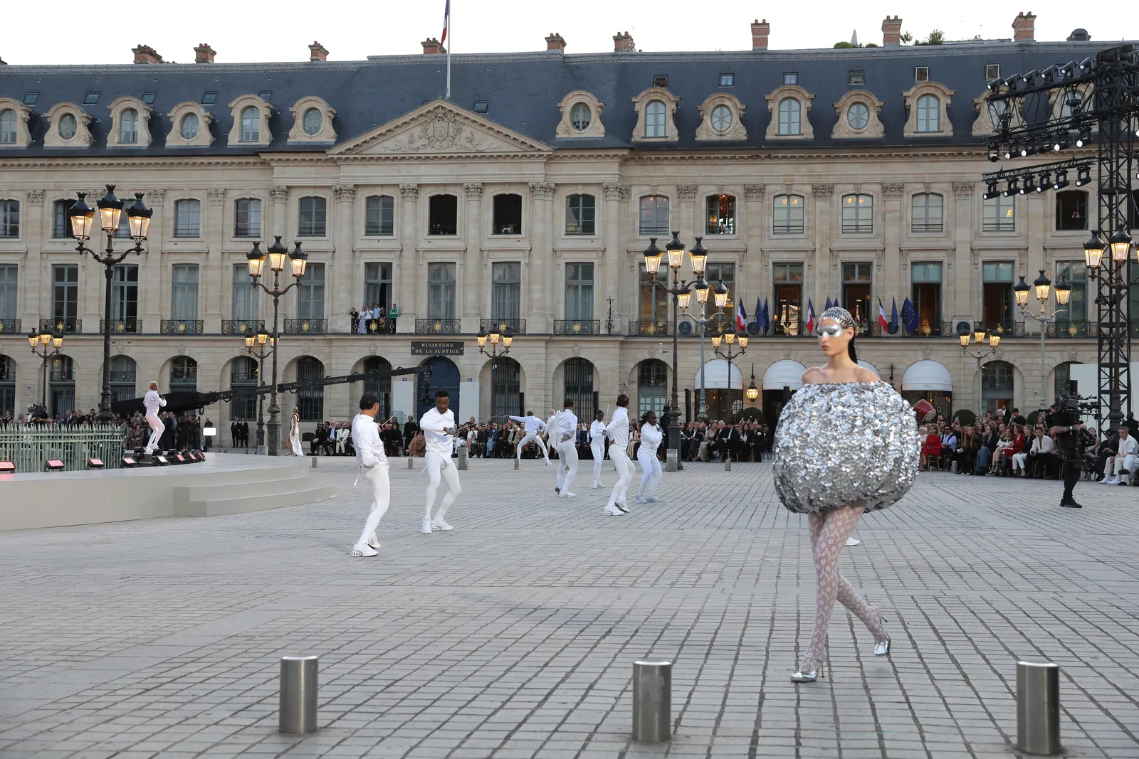 Het jaren zestig-segment tijdens Vogue World Paris