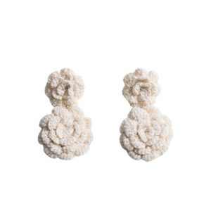 Mango bloemenoorbellen van crochet