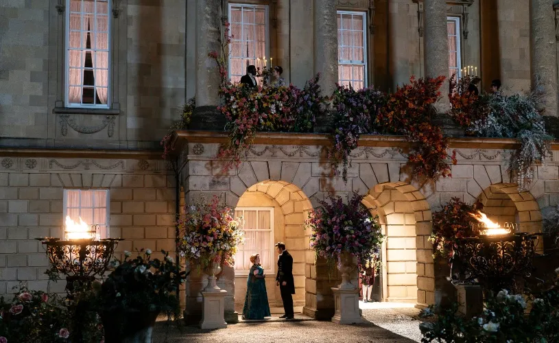 Een van de locaties uit Bridgerton