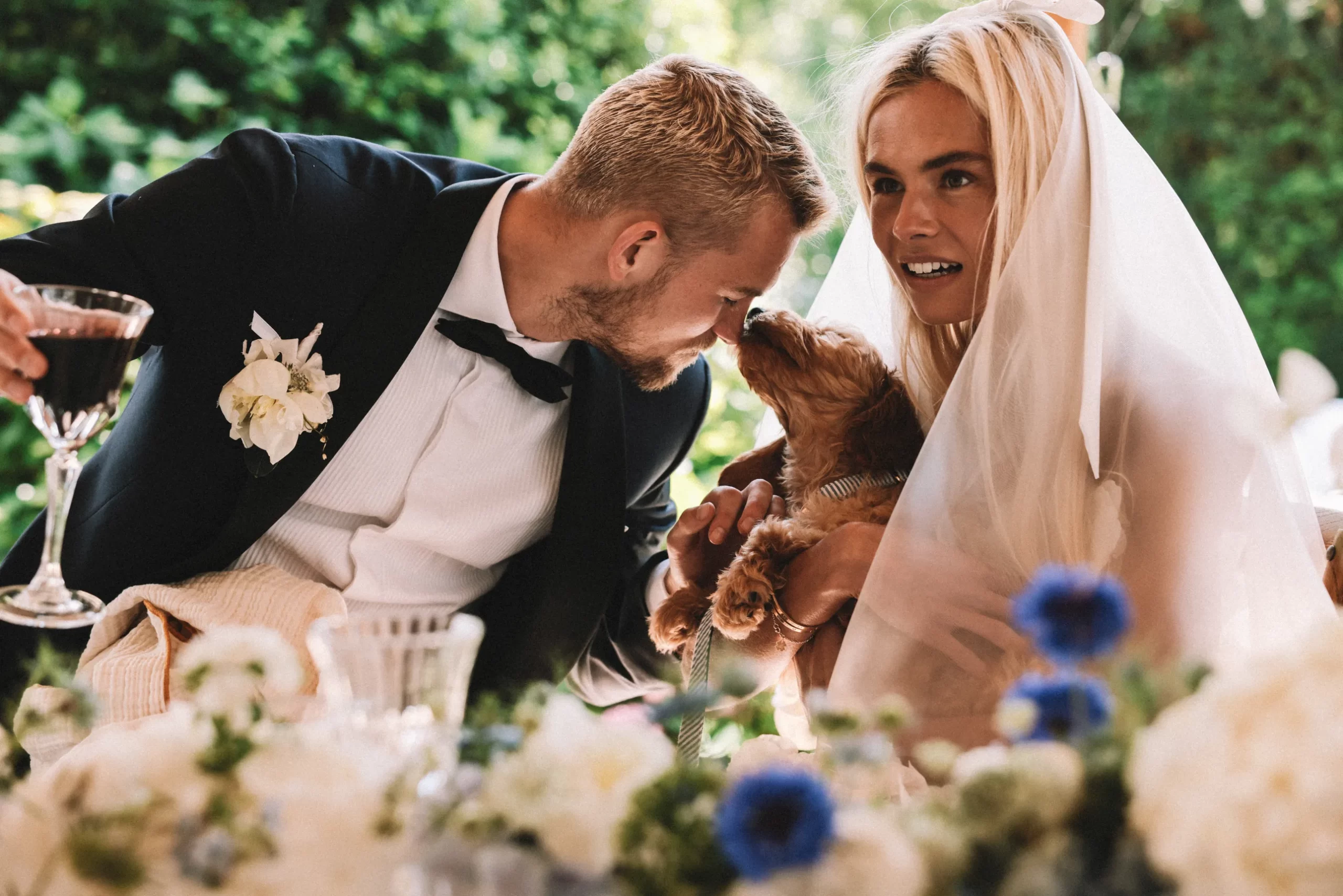 Het diner na het huwelijk