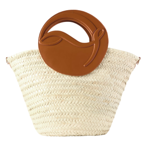 christian louboutin raffia tas