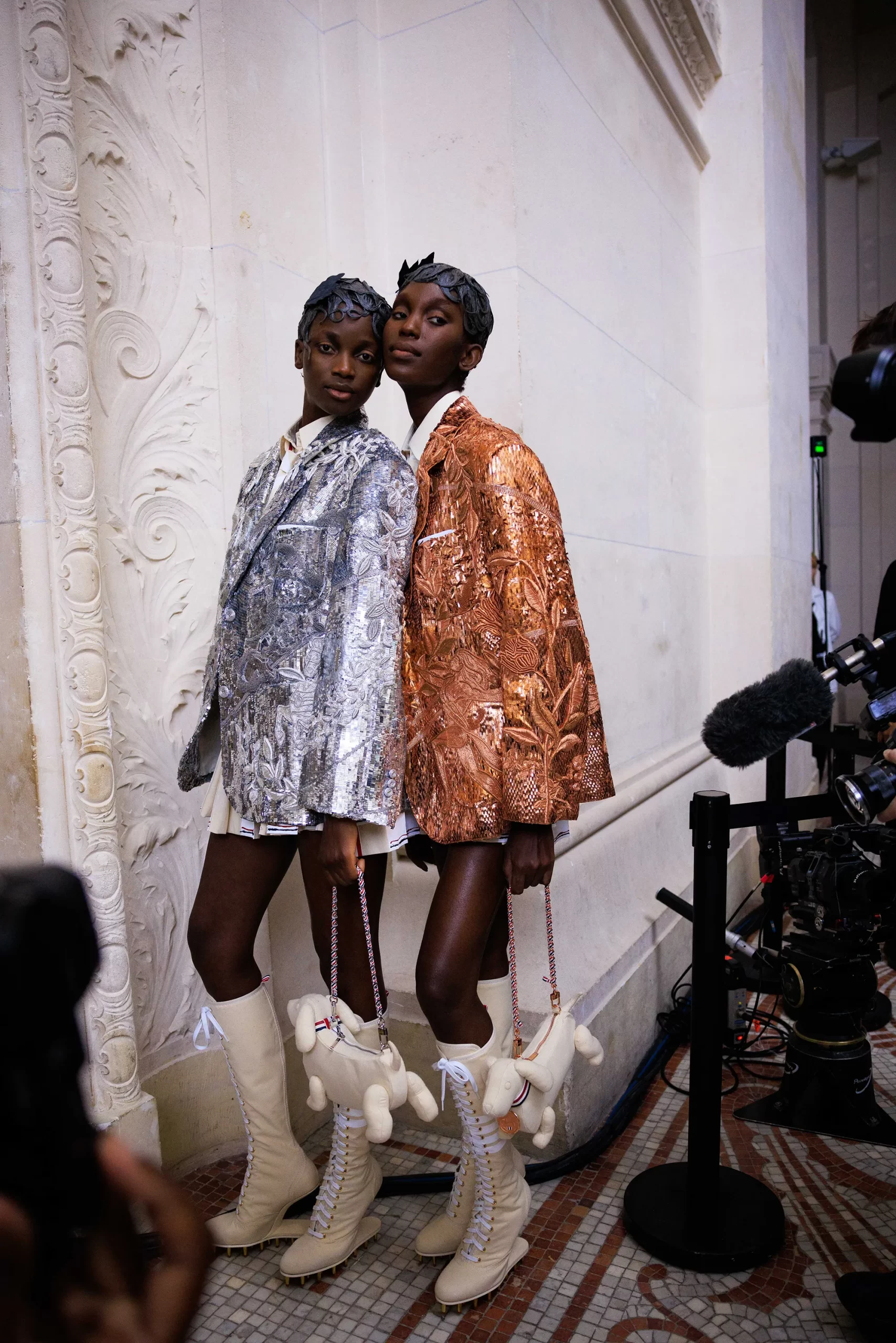 Backstage bij de coutureshow van Thom Browne