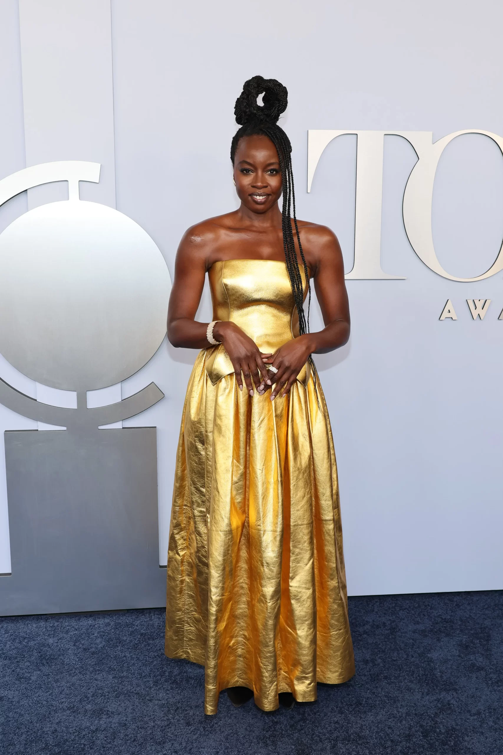 Danai Gurira in Gabriela Hearst bij de Tony Awards 2024