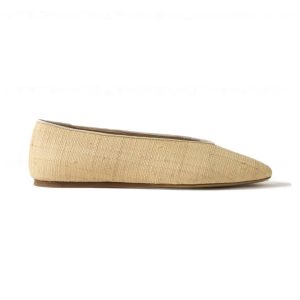 Le Monde Beryl raffia ballerina