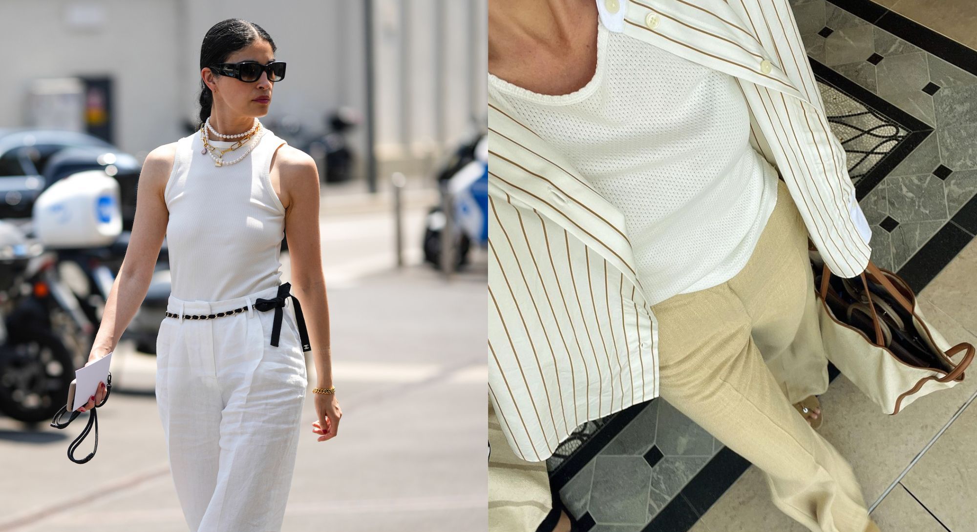 De linnen broek is de elegante basis voor elke zomerlook