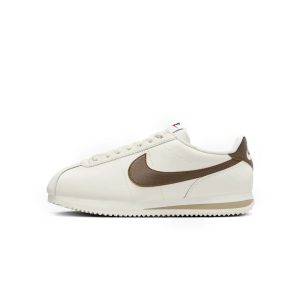 Nike Cortez in wit-bruin