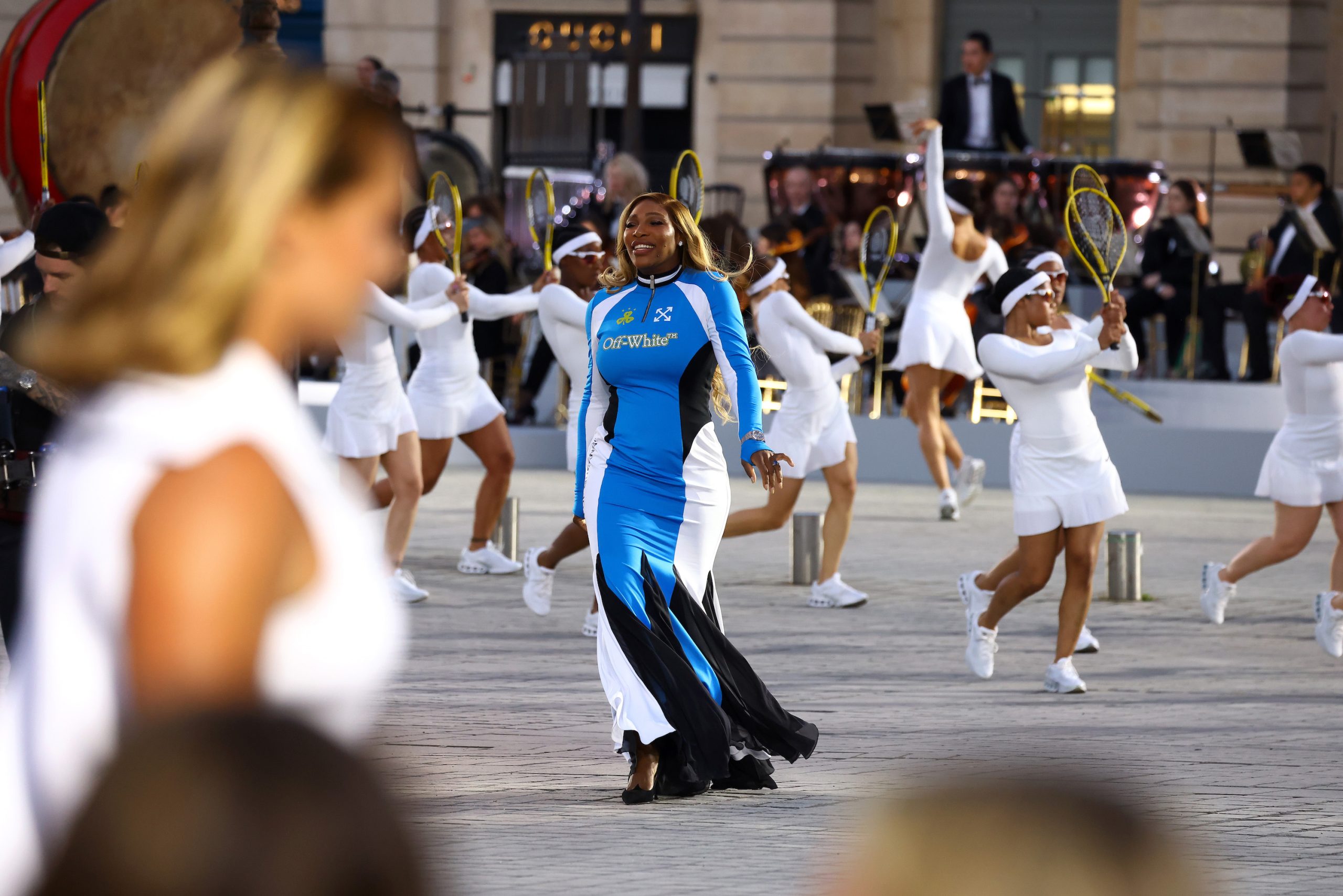 Serena Williams tijdens Vogue World Paris