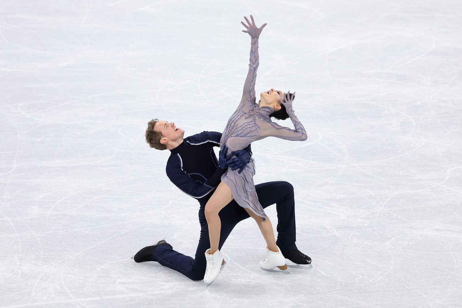Evan Bates en Madison Chock