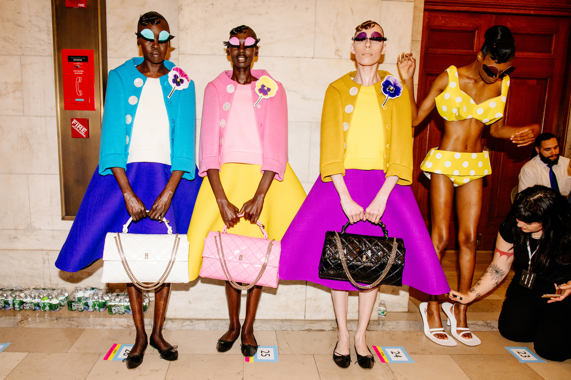 Backstage bij Marc Jacobs herfst/winter 2024