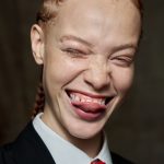 model beauty skincare