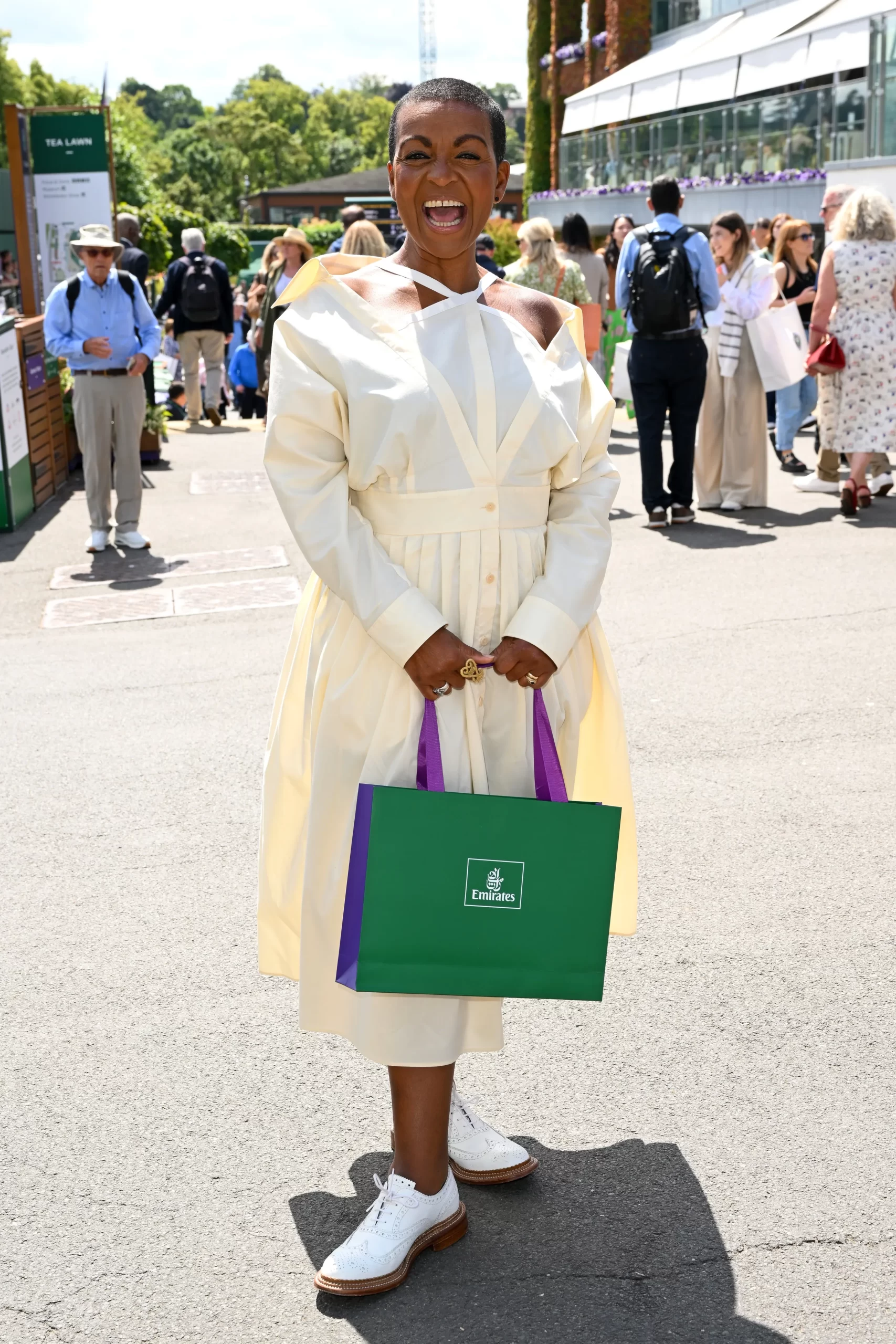 Adjoa Andoh bij Wimbledon 2024