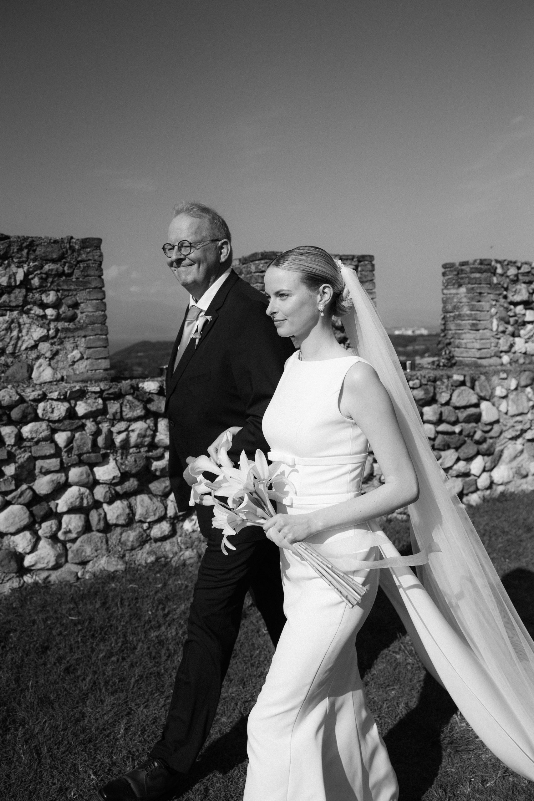 Vera Luijendijk op haar bruiloft