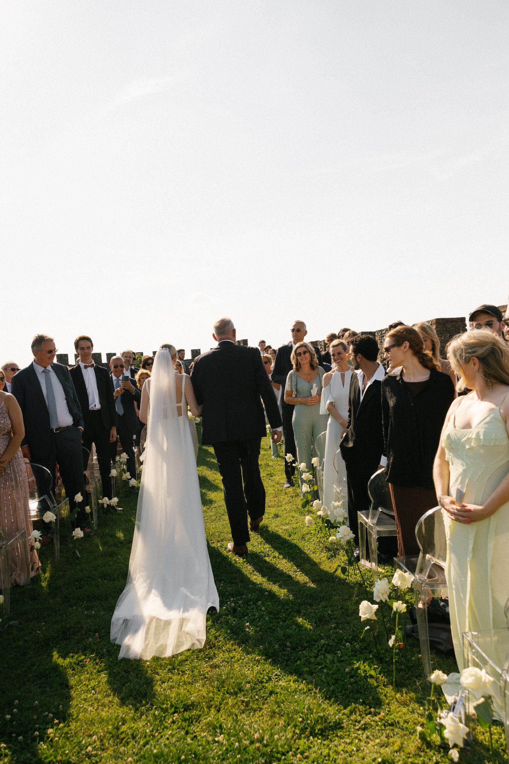 Vera Luijendijk op haar bruiloft