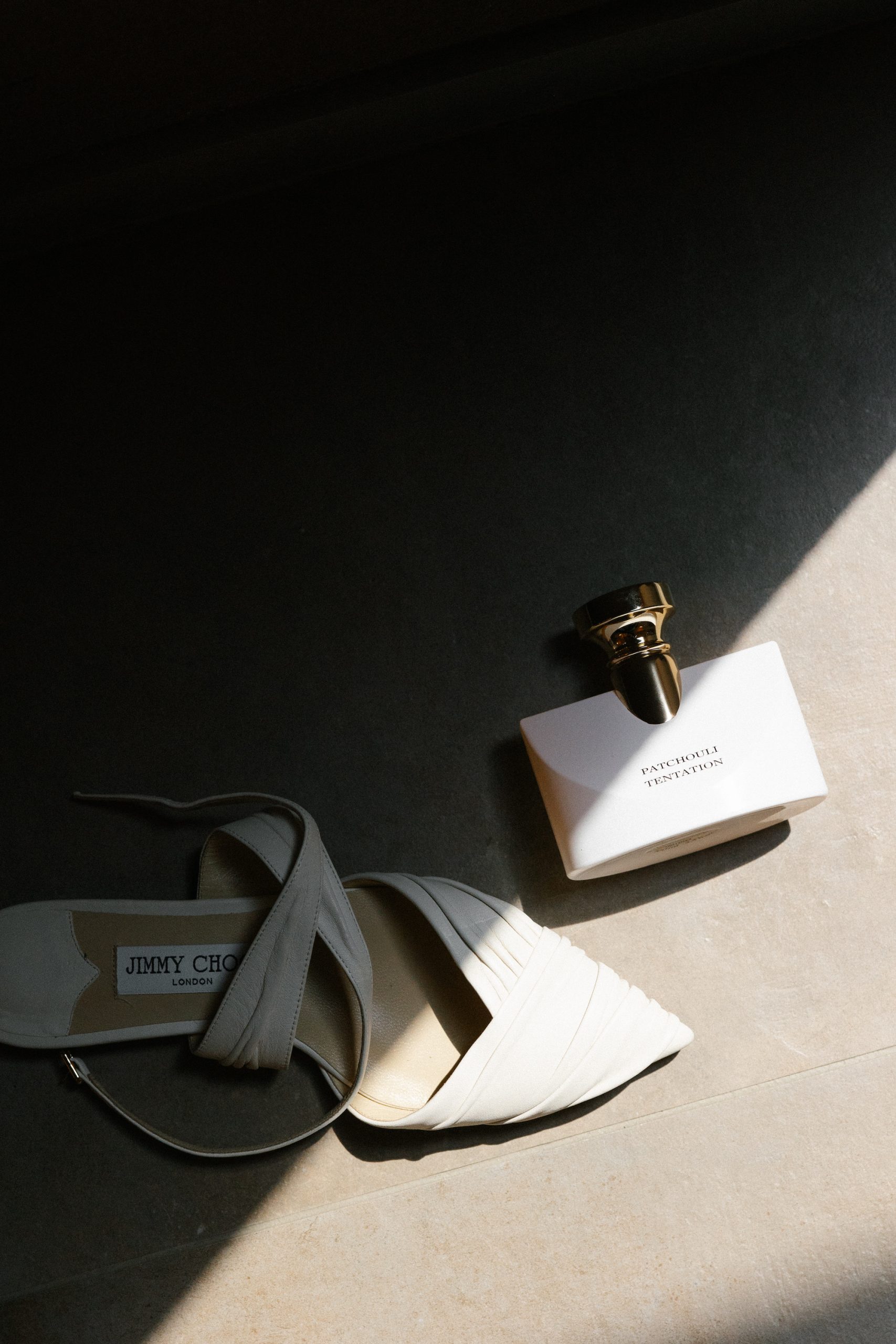 De trouwschoenen van Jimmy Choo