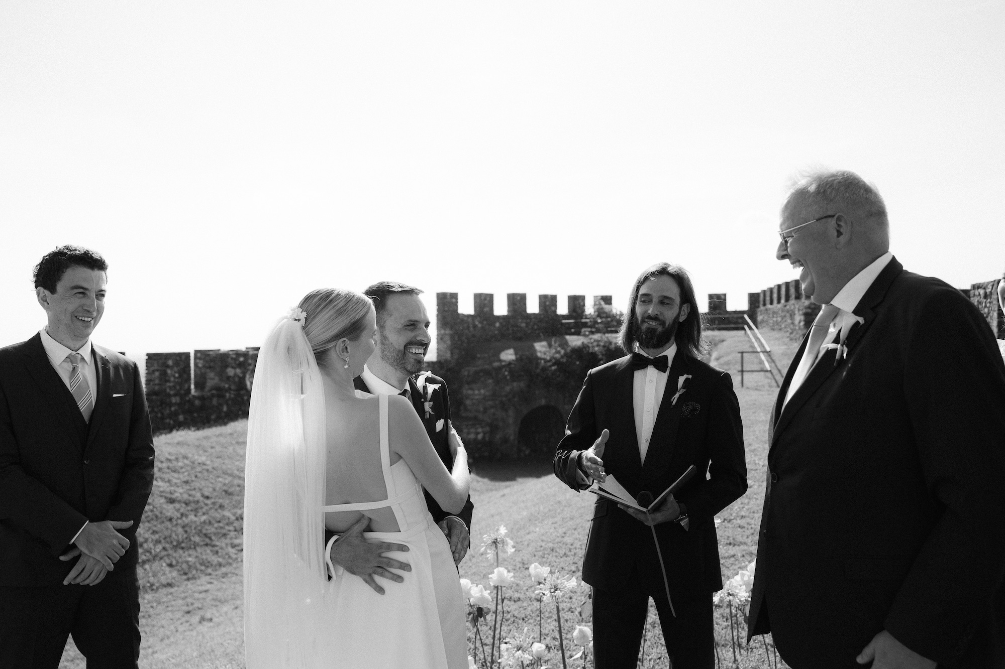 Vera Luijendijk op haar bruiloft