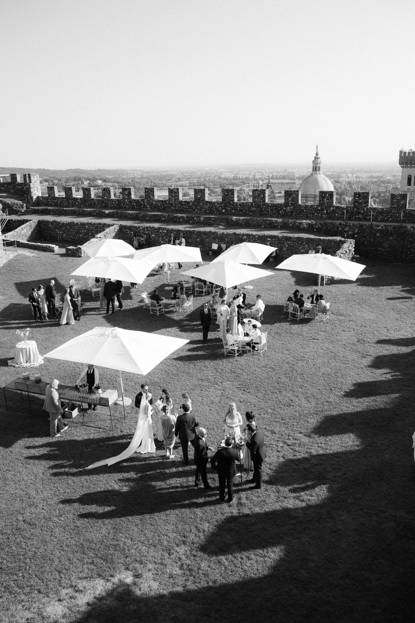 De locatie voor het aperitief