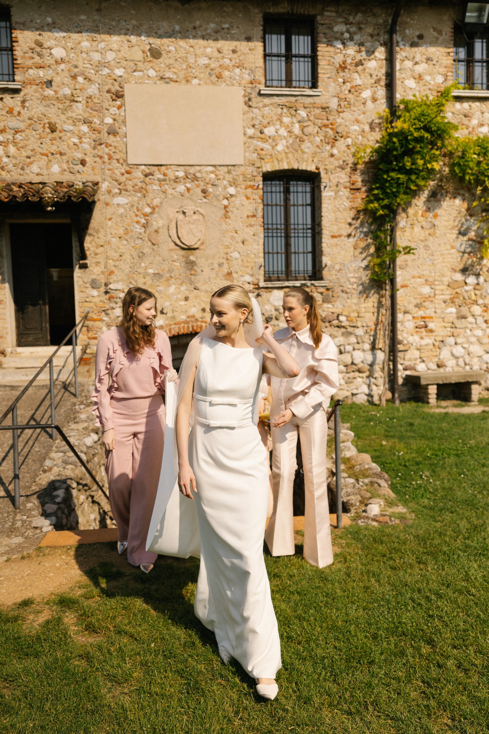 Vera Luijendijk op haar bruiloft