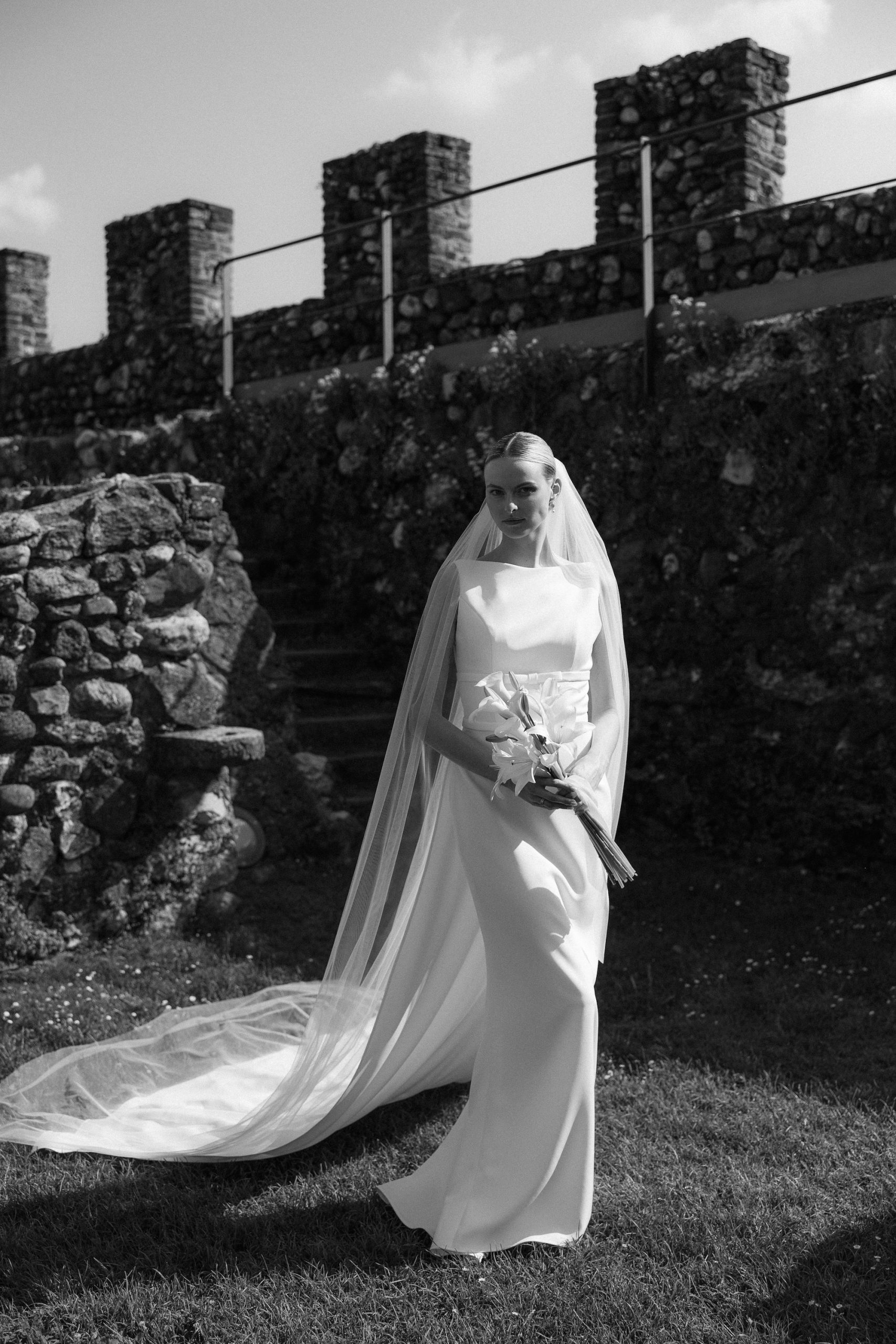 Vera Luijendijk op haar bruiloft