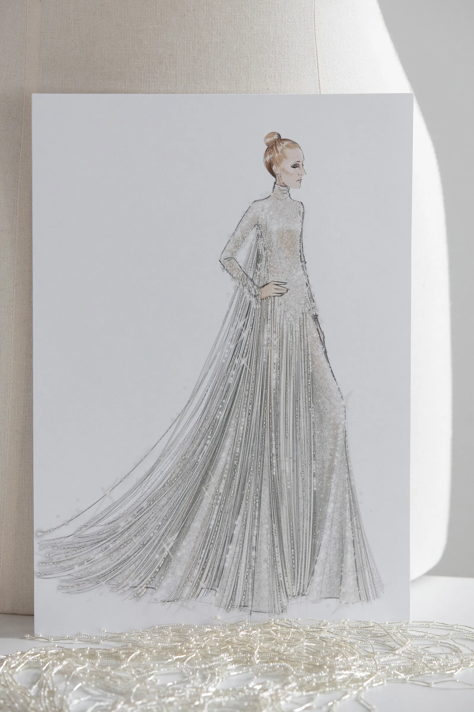 De Dior-couturelook van Céline Dion