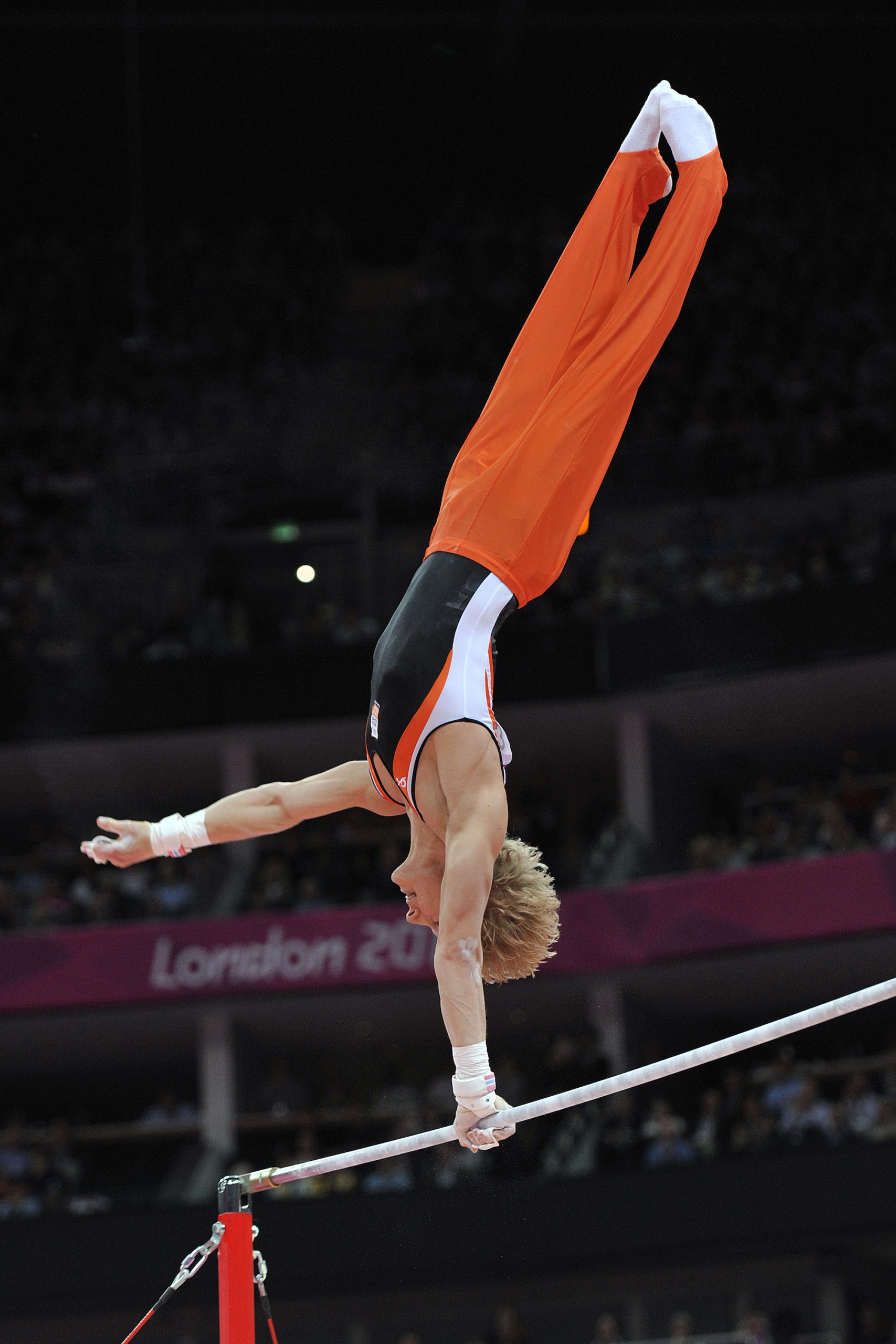 Epke Zonderland tijdens de Olympische Spelen 2012 in Londen