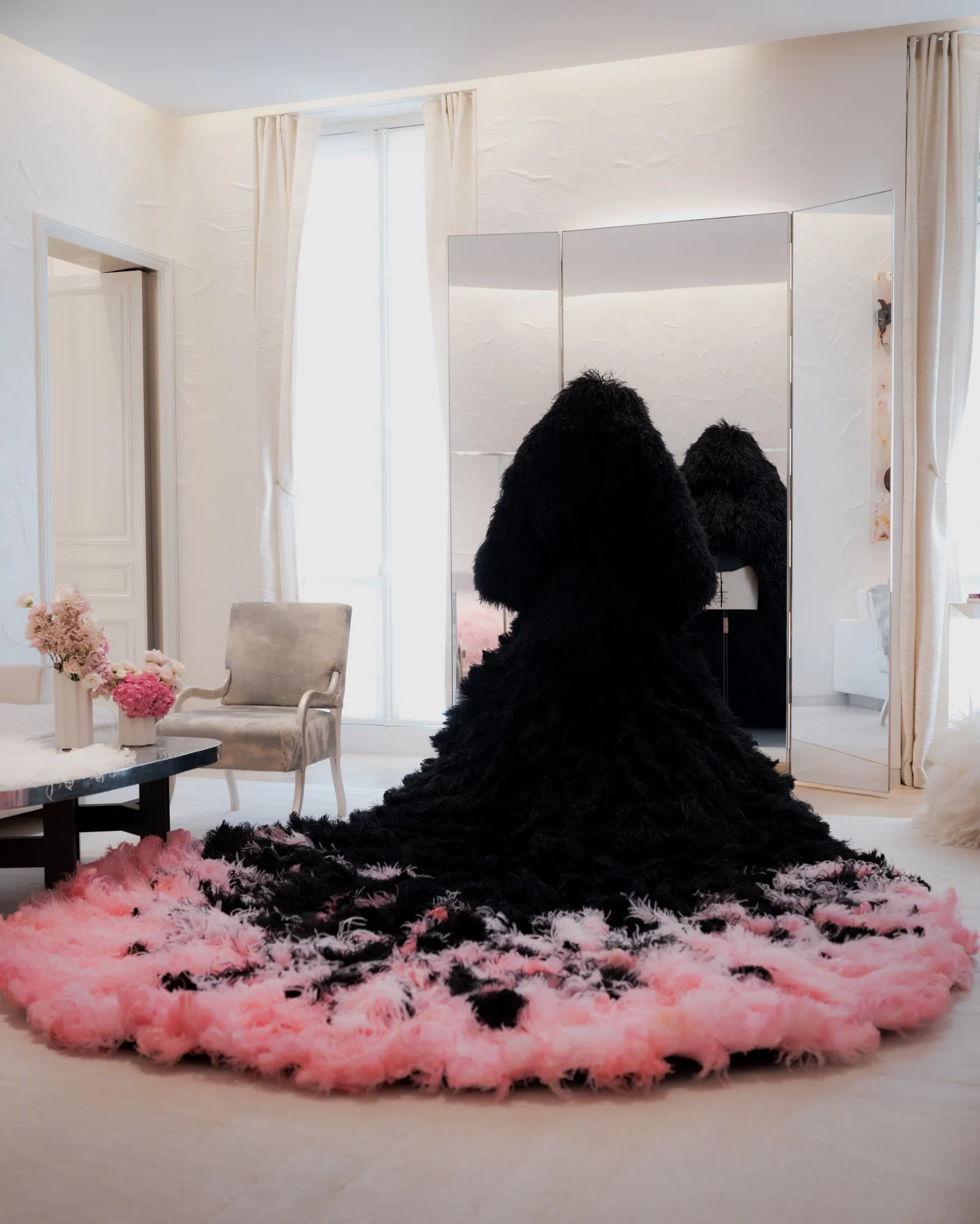 De Dior-couturelook van Lady Gaga