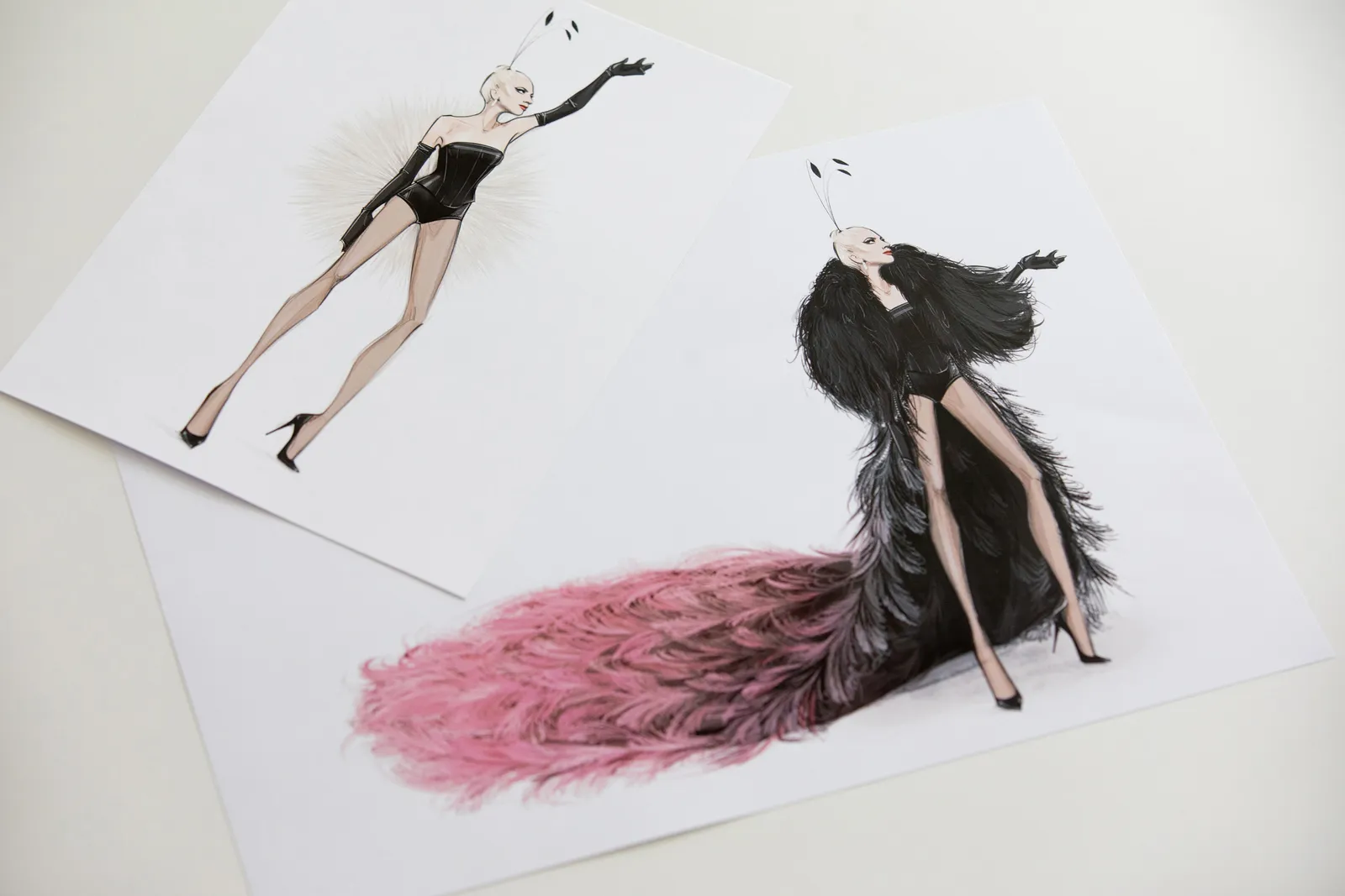 De Dior-couturelook van Lady Gaga