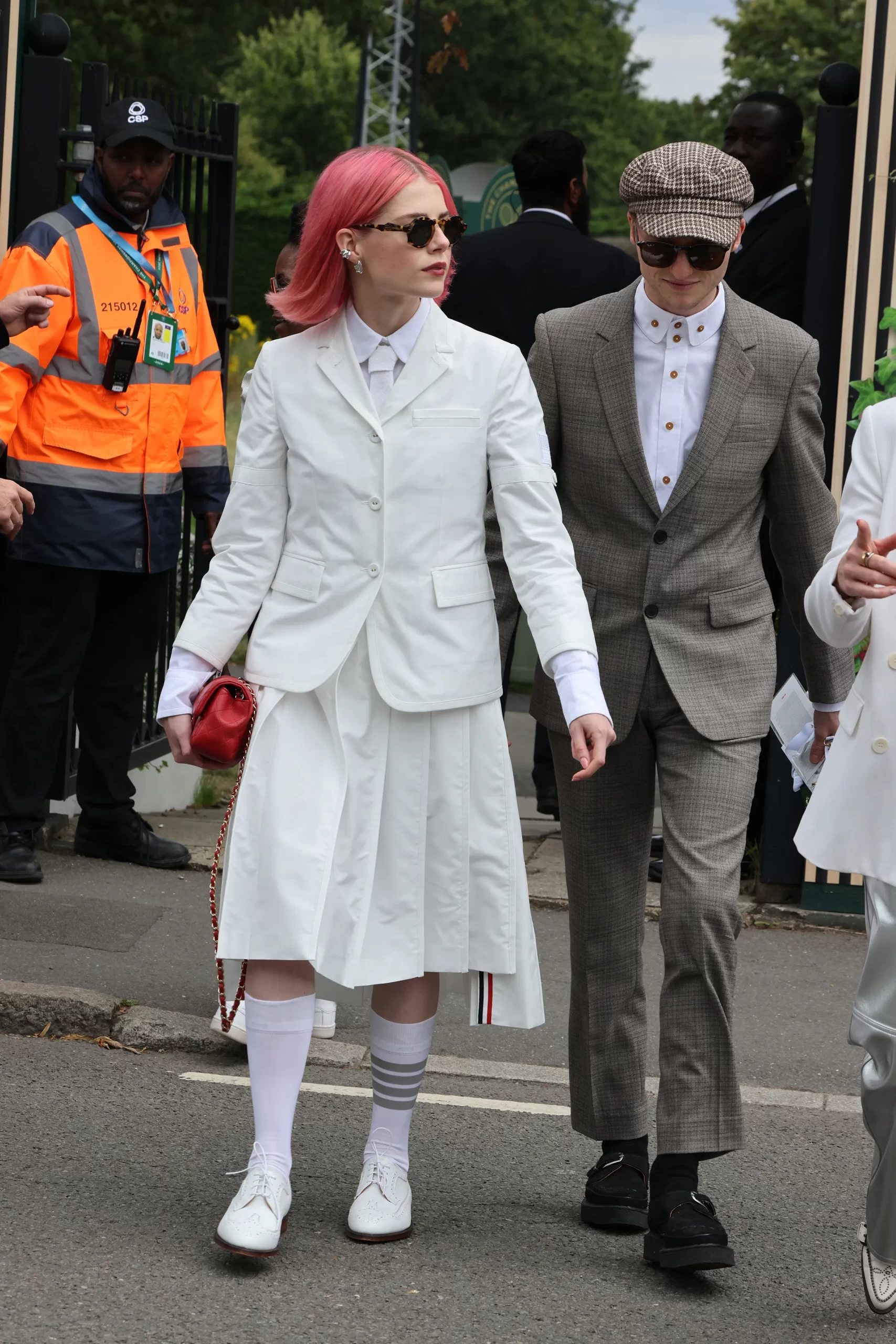 Lucy Boynton bij Wimbledon 2024