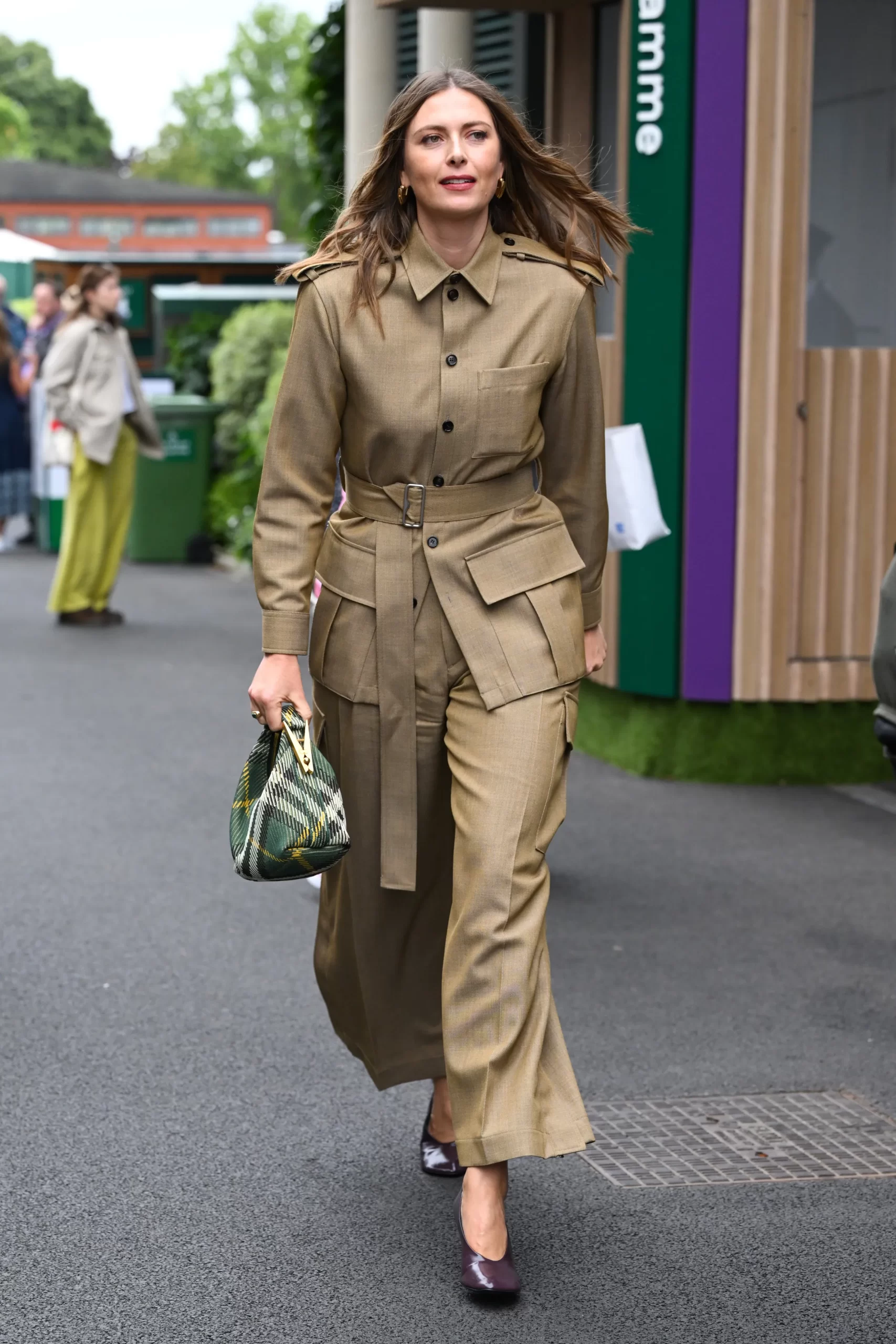 Maria Sharapova bij Wimbledon 2024