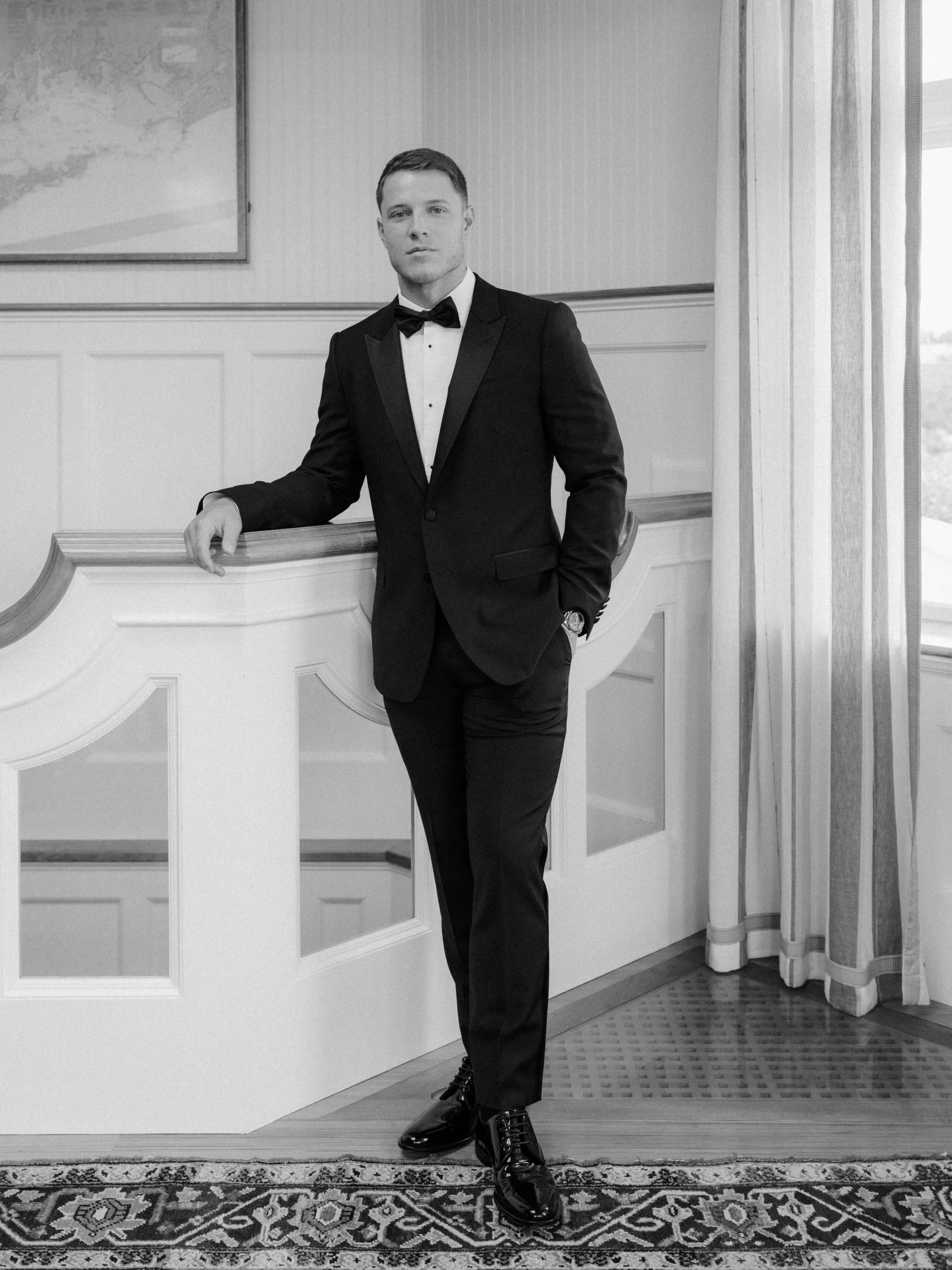 Christian in zijn Dolce & Gabbana-pak