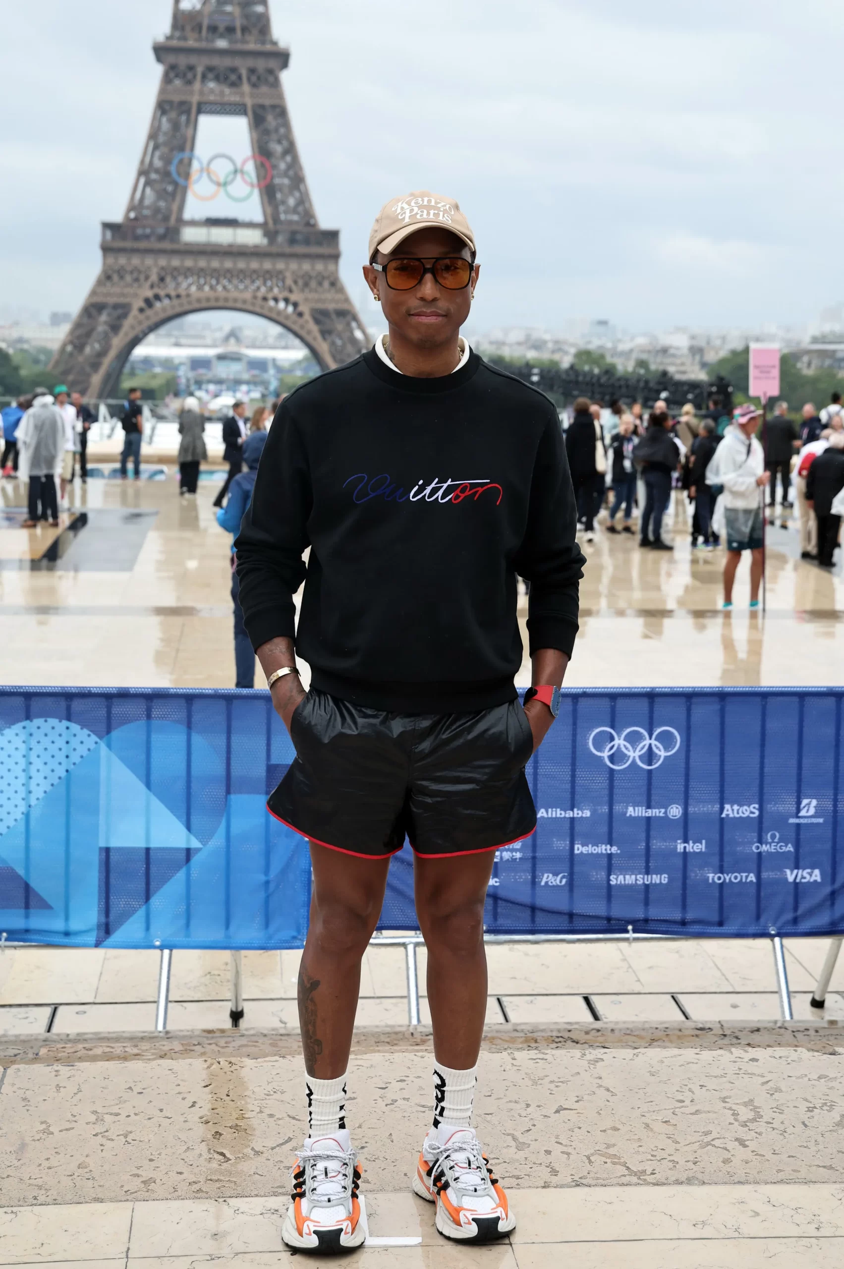 Pharrell Williams bij de Olympische Spelen
