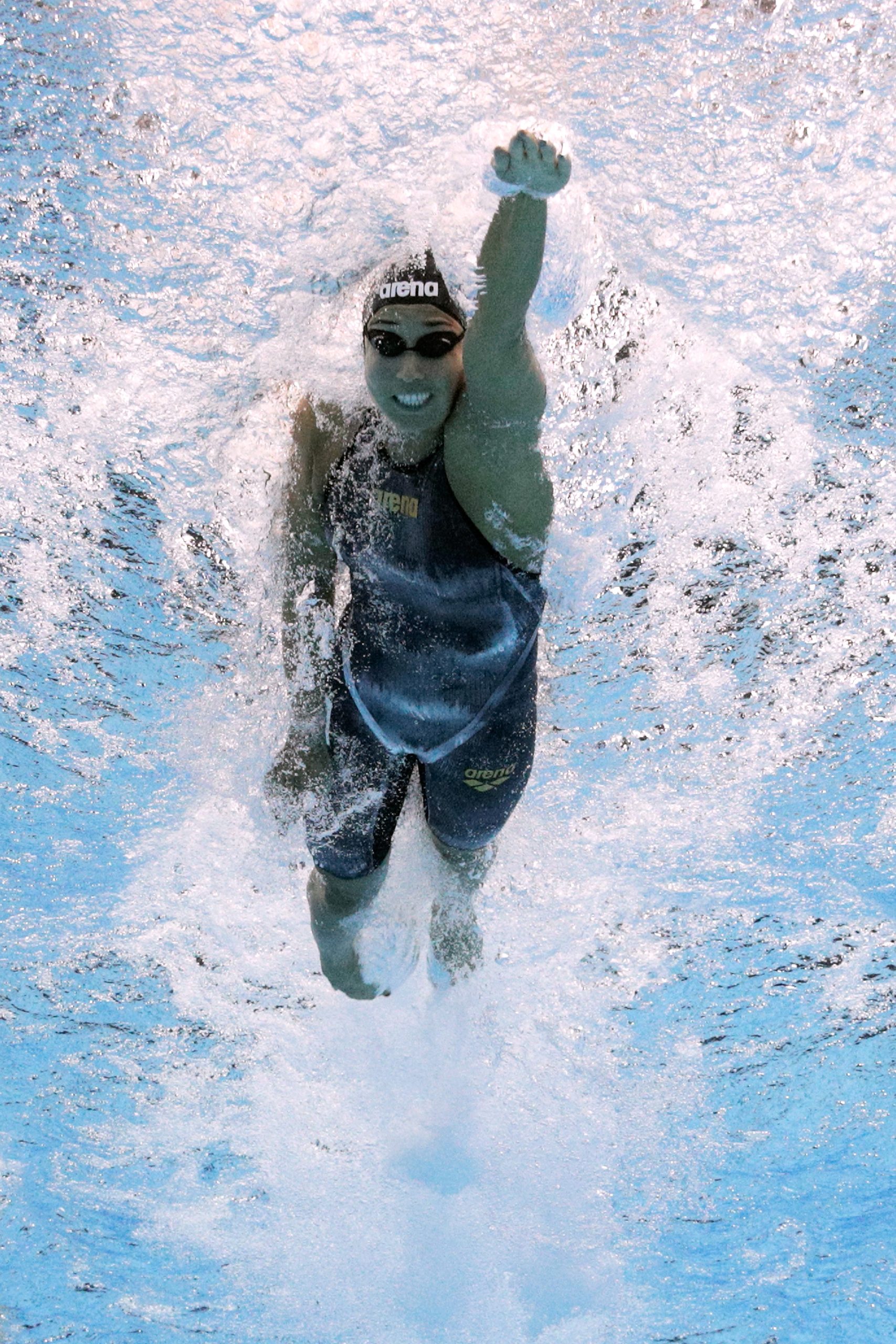 Ranomi Kromowidjojo tijdens de Olympische Spelen 2016 in Rio de Janeiro