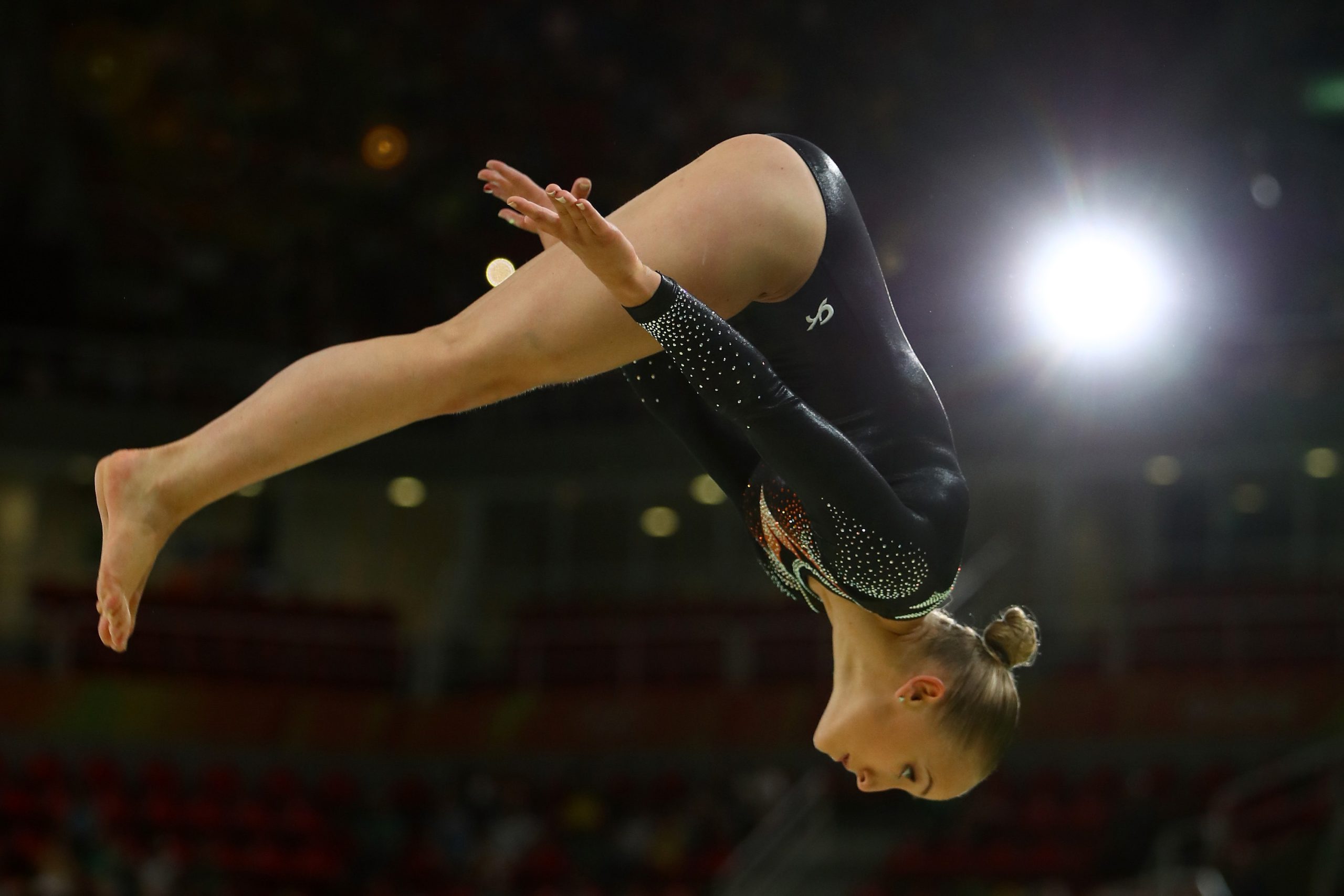 Sanne Wevers tijdens de Olympische Spelen 2016 in Rio de Janeiro