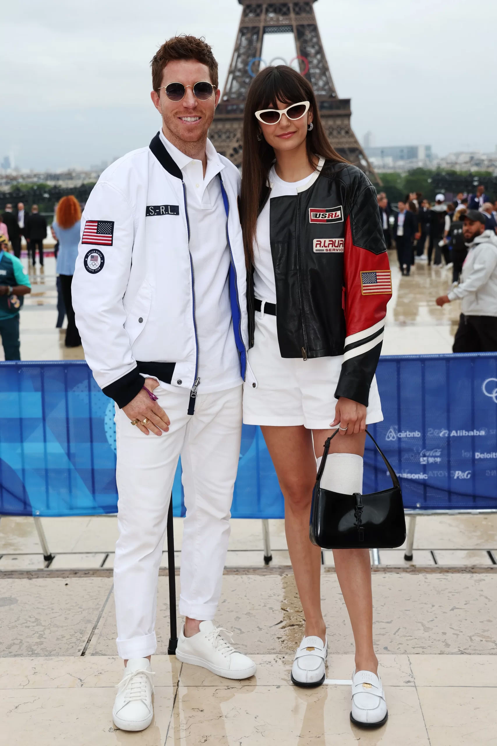 Shaun White en Nina Dobrev bij de Olympische Spelen