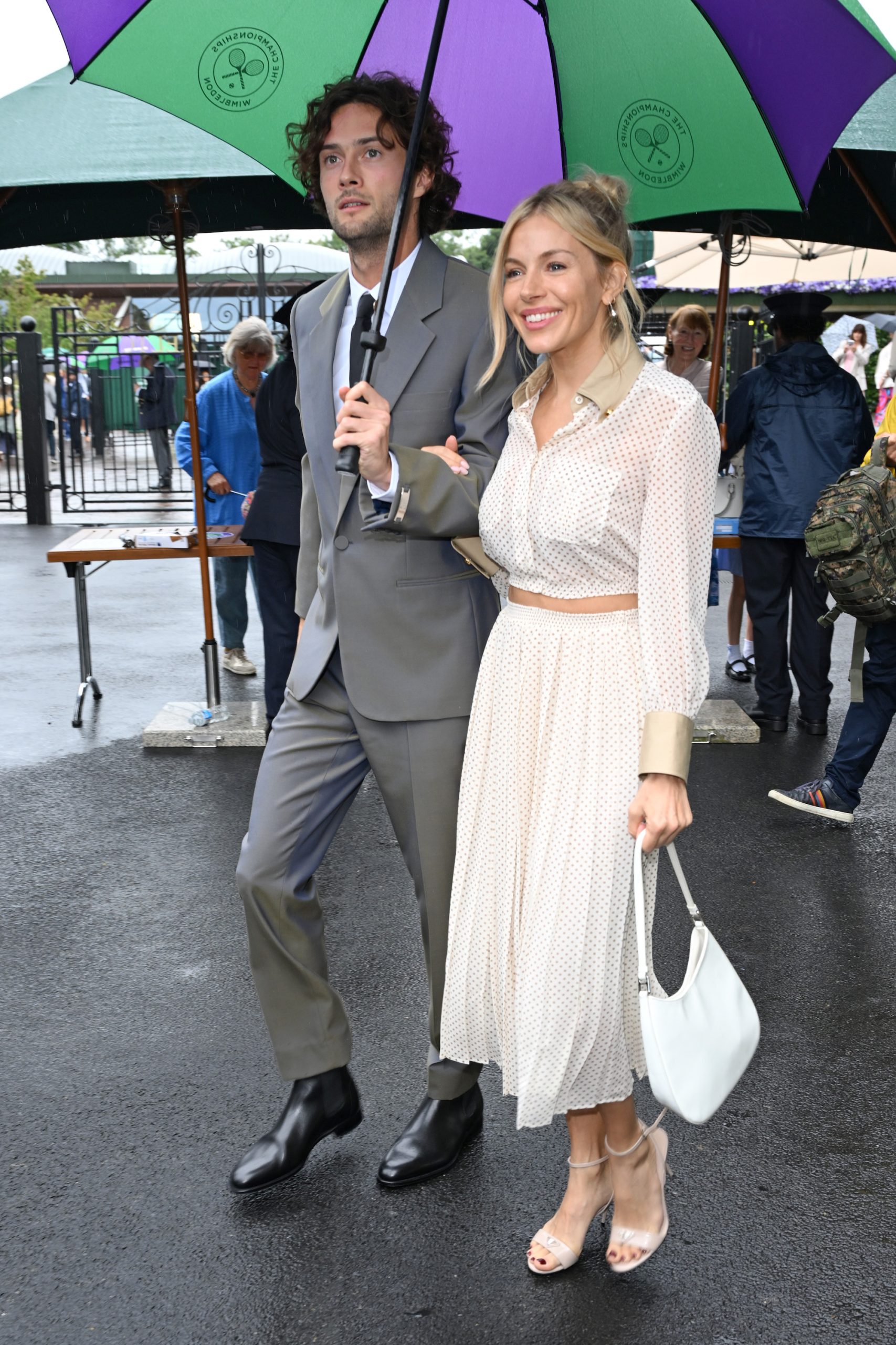 Sienna Miller bij Wimbledon 2024