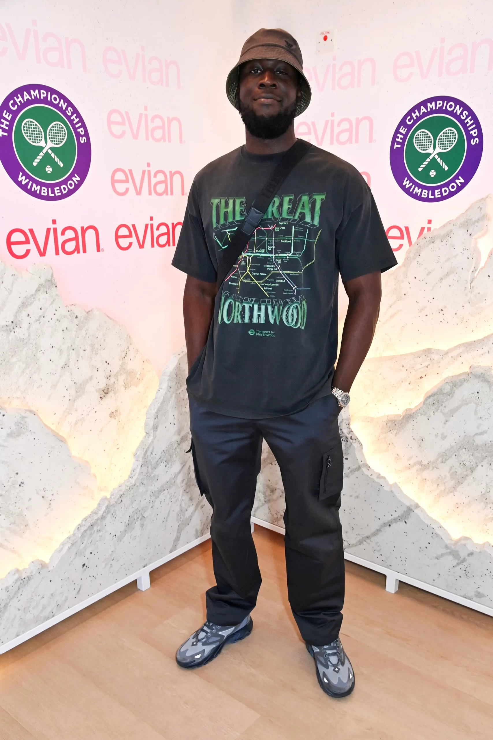 Stormzy tijdens Wimbledon 2024