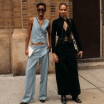 street style New York gilet set