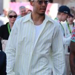 De streetstyle van Nederlandse voetballer Virgil van Dijk in Monaco