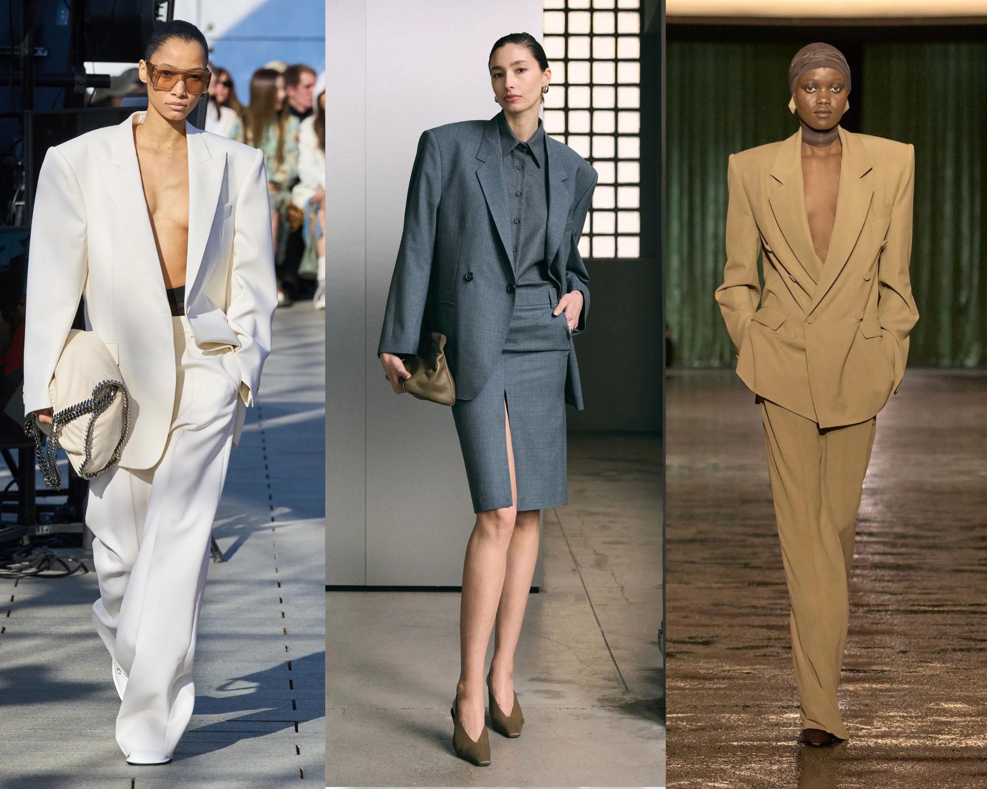 Oversized pakken op de runway