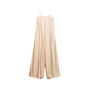 mango jumpsuit beige