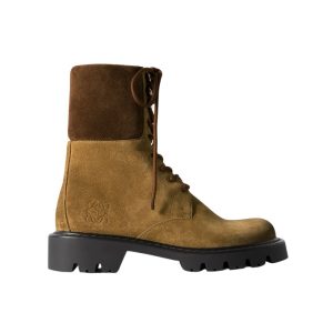 suede veterlaars van loewe