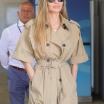 Angelina jolie trenchcoat korte mouwen