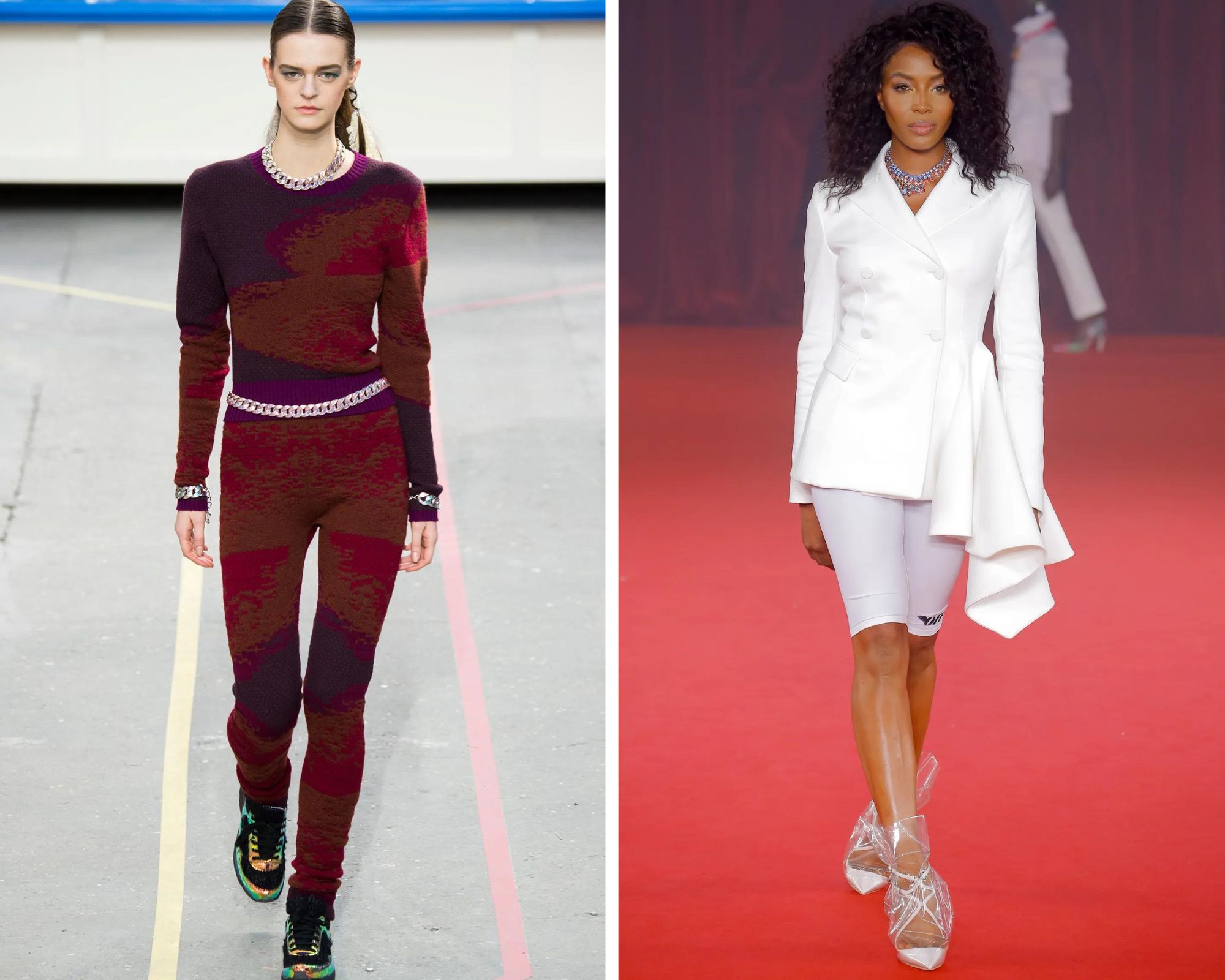 Chanel lente/zomer 2010 en Off-White lente/zomer 2018