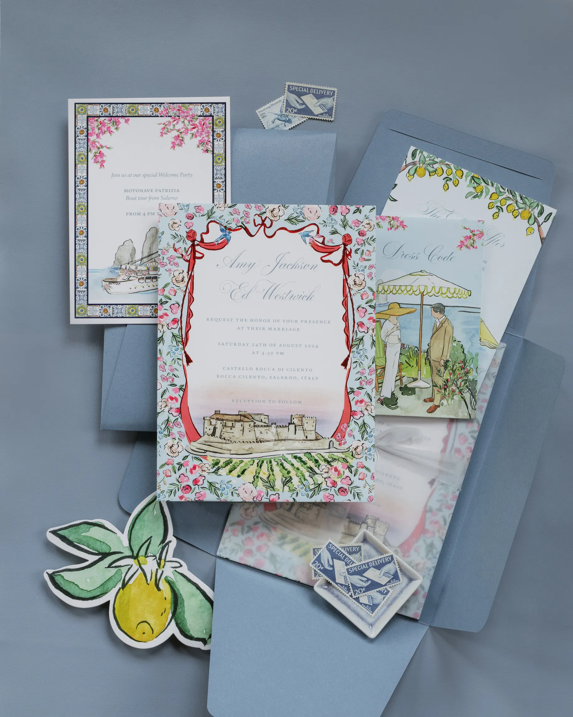 De bruiloft van Ed Westwick en Amy Jackson