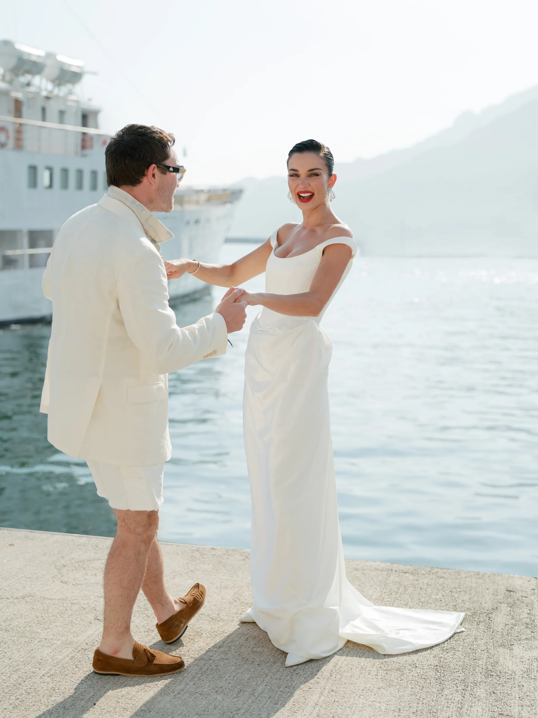 De bruiloft van Ed Westwick en Amy Jackson